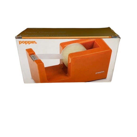 Poppin Orange Tape Dispenser - Picture 6 of 7